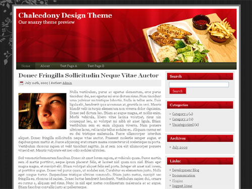 Free Wordpress Theme - Chalcedony Resto