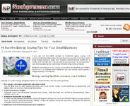 Web Design: Noobpreneur Business Blog